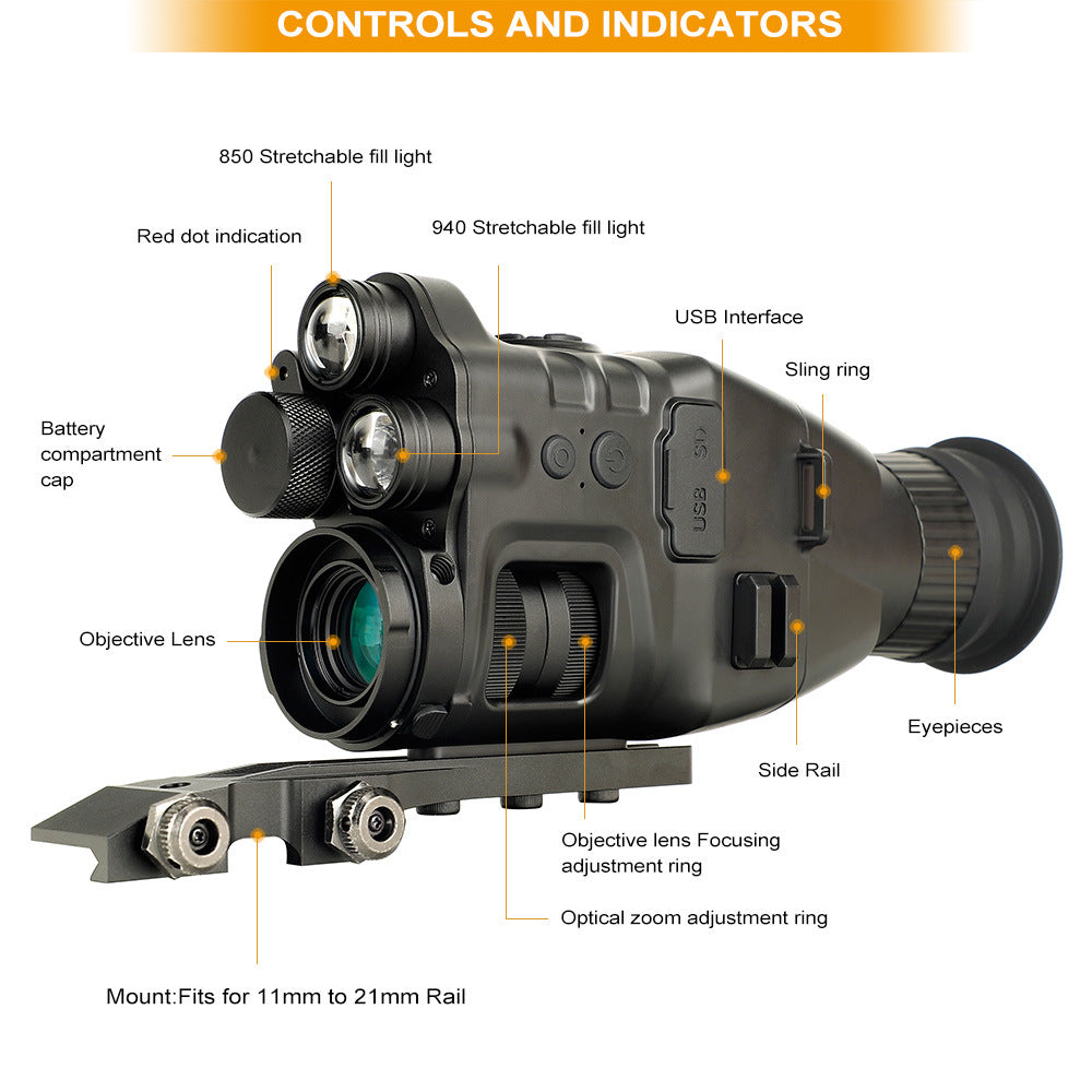 NightGlow HD Night Vision Targeting Device