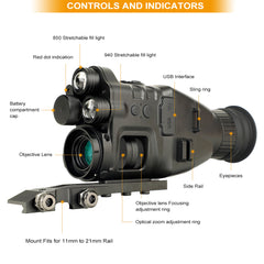 NightGlow HD Night Vision Targeting Device