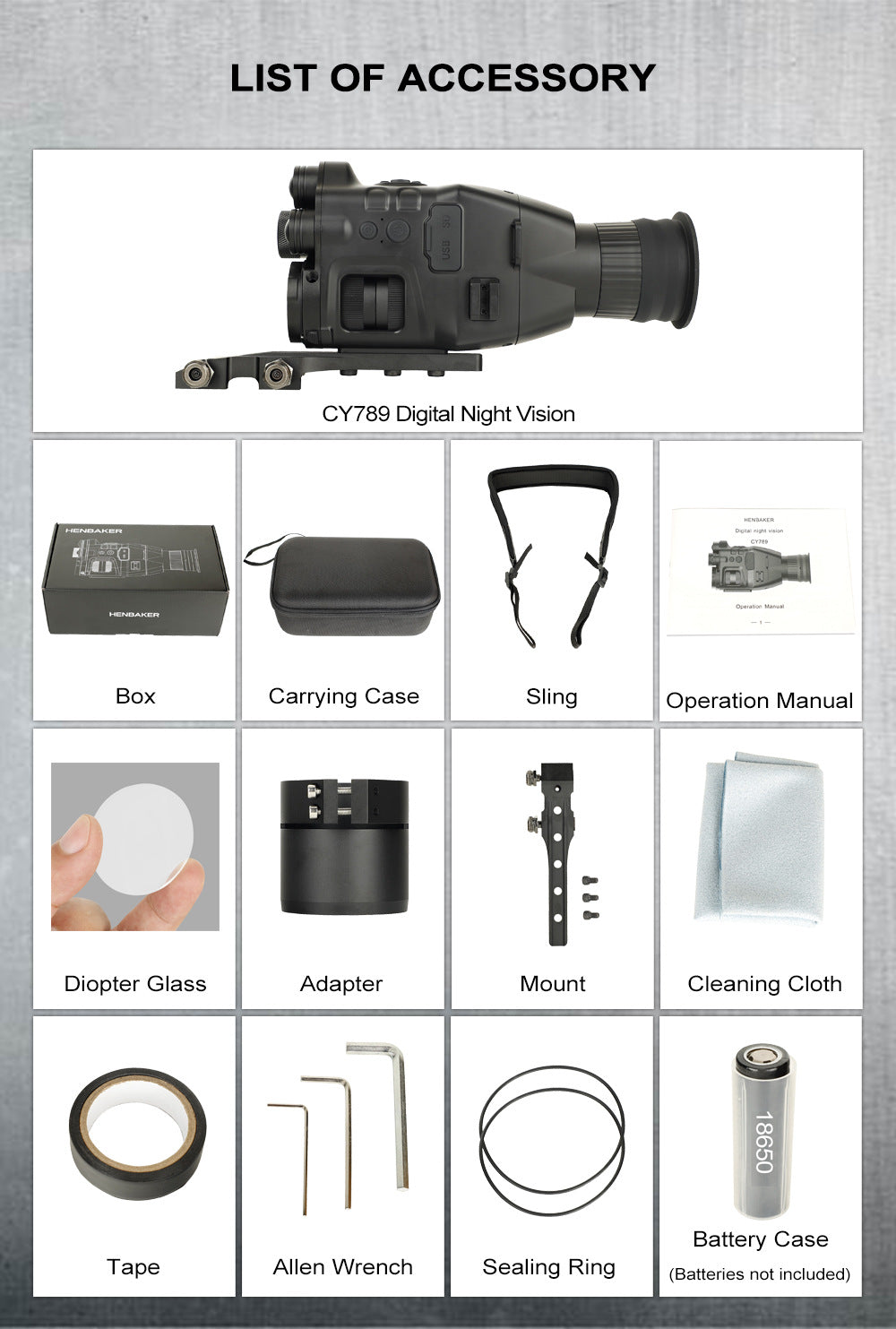 NightGlow HD Night Vision Targeting Device